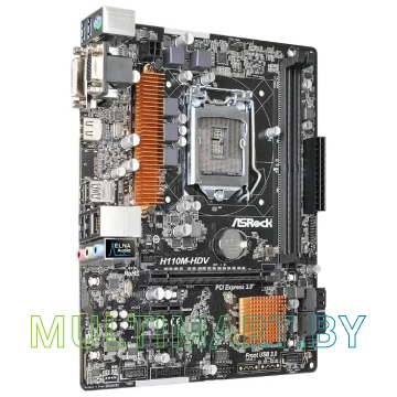 Материнская плата ASRock H110M-HDV картинка 3